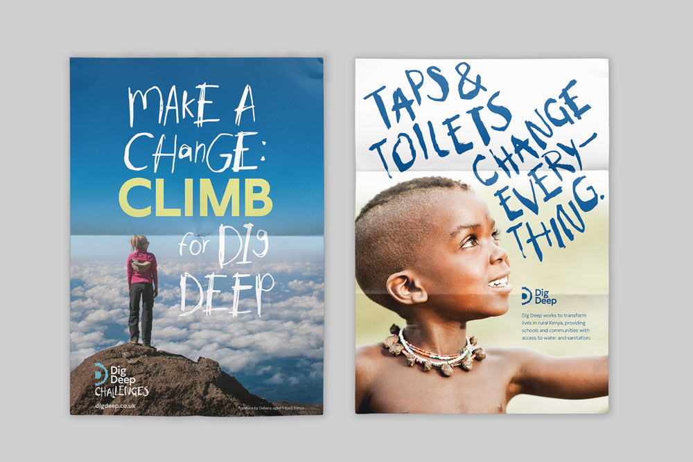 Posters for Dig Deep Charity