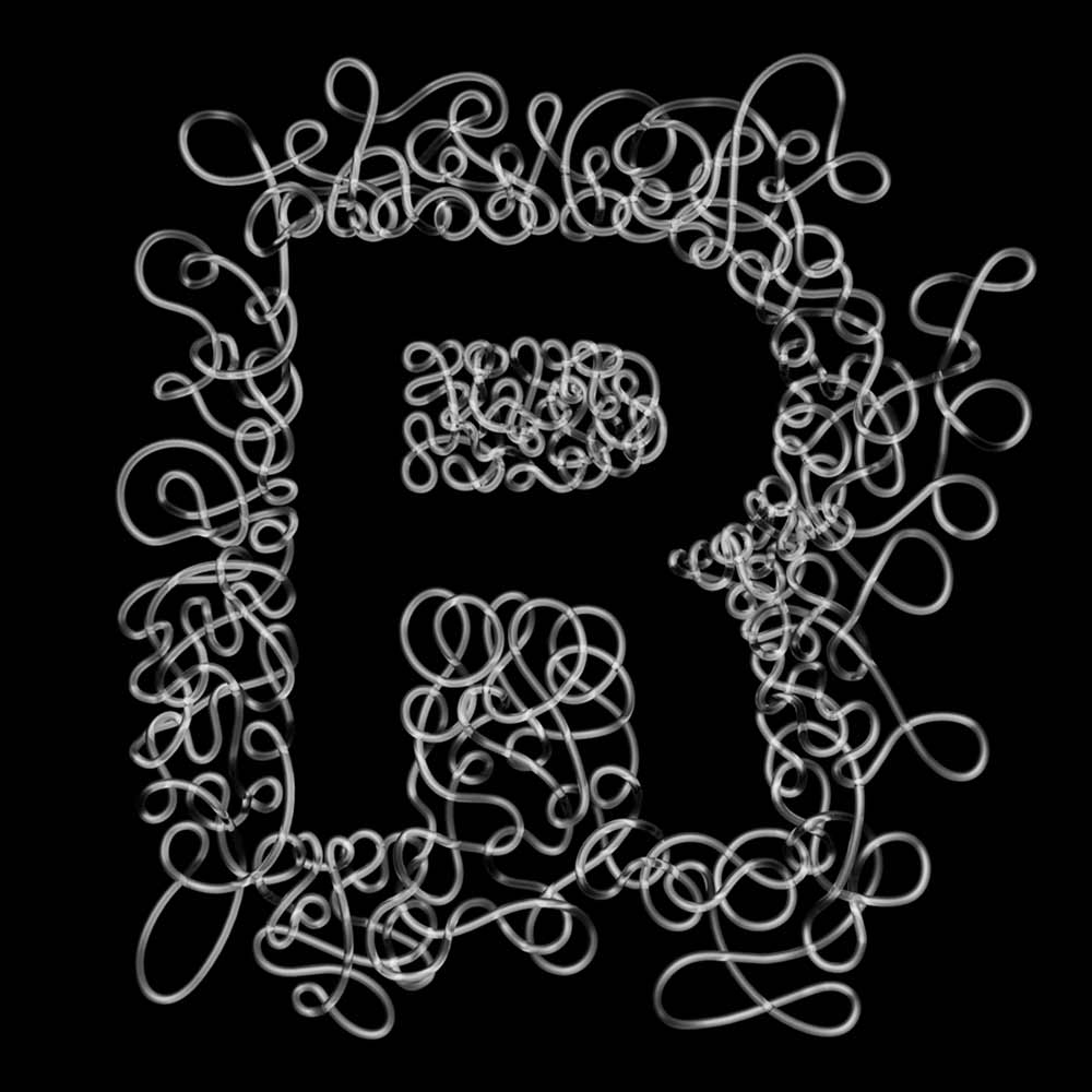 Hand drawn letter R