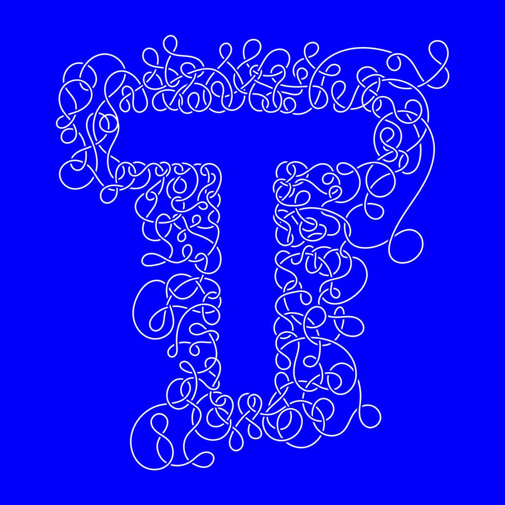 Hand drawn letter T